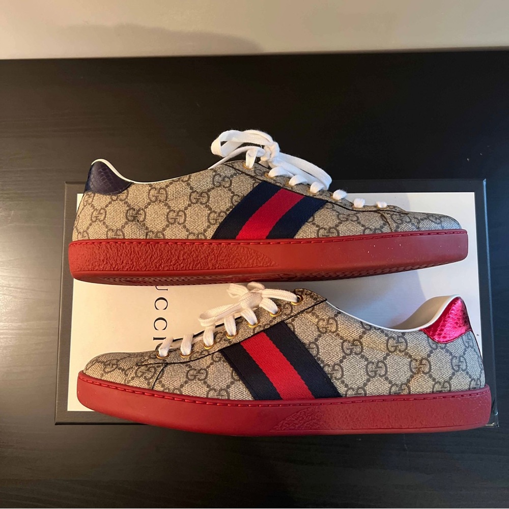 Gucci Ace GG Supreme Beige